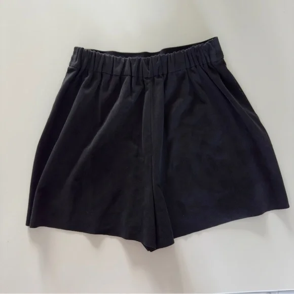 Wilfred High Waist Black Suede Shorts - Picture 2 of 9